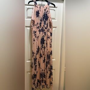 Ronni Nicole Pink and Blue Floral Dress